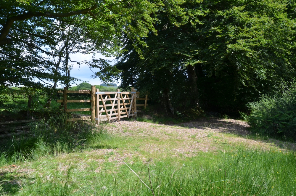 Main entrance with off road parking area